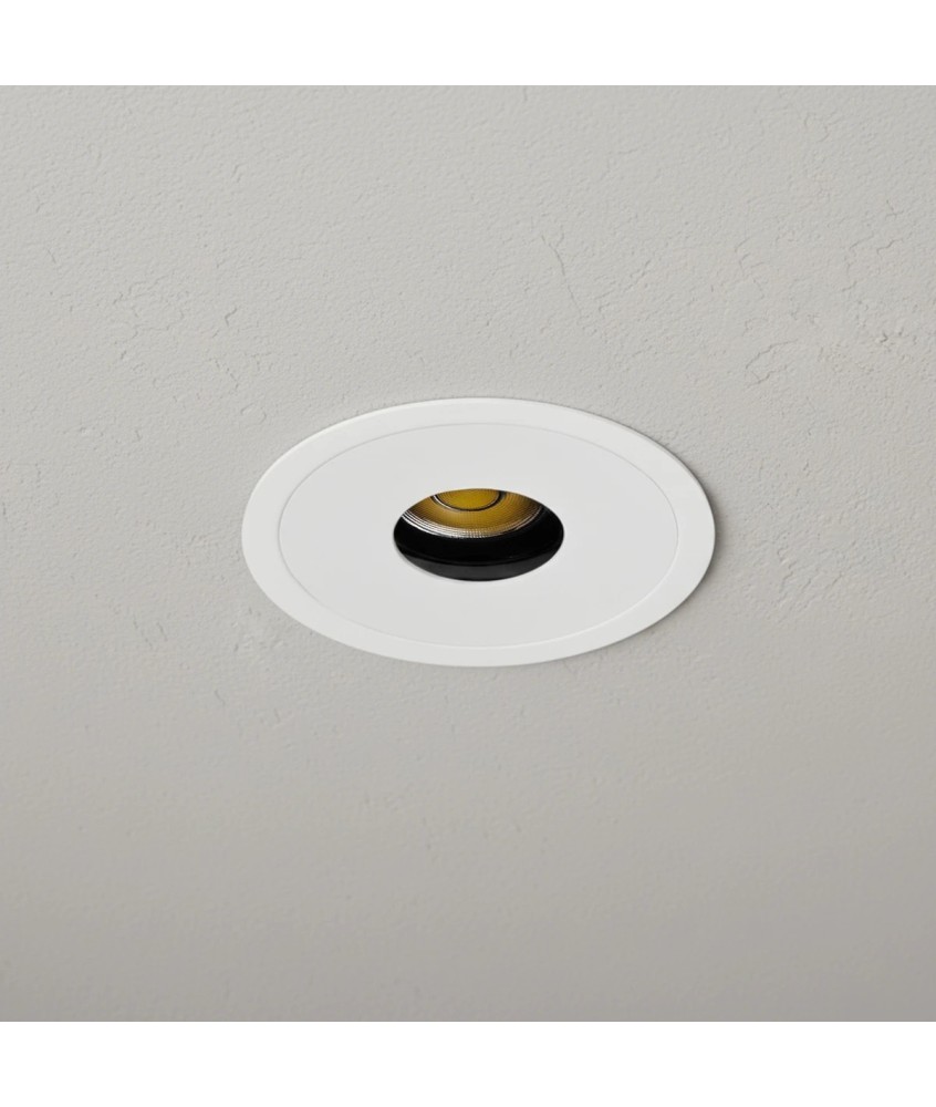 kelvo® PINADO KLV-101-0129 Χωνευτό Φωτιστικό Downlight Σποτ LED 7W 875lm 15° AC 220-240V IP20 Φυσικό Λευκό 4500K - Bridgelux COB Chip & TÜV SÜD Driver - Λευκό Ματ - Μ8.3 x Π8.3 x Υ8.2cm - Q7.3cm - 5 Χρόνια Εγγύηση